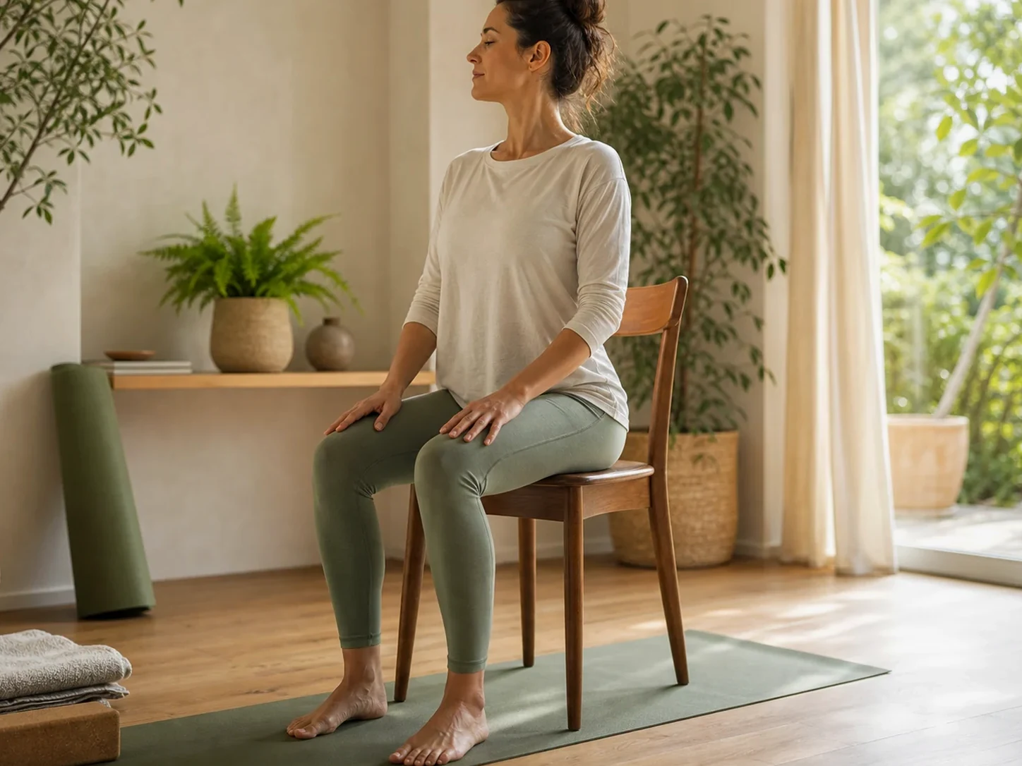 Repères prudents pour adapter les postures de yoga en cas de sensibilité du dos.