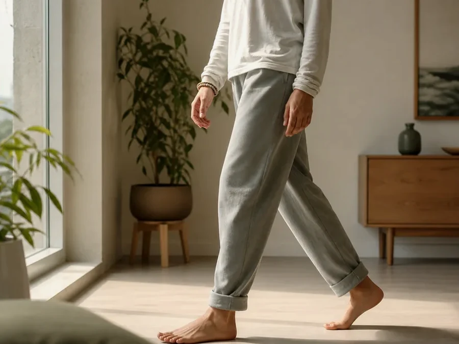 Pratique lente et attentive pour aborder le yoga et la spiritualité avec sobriété